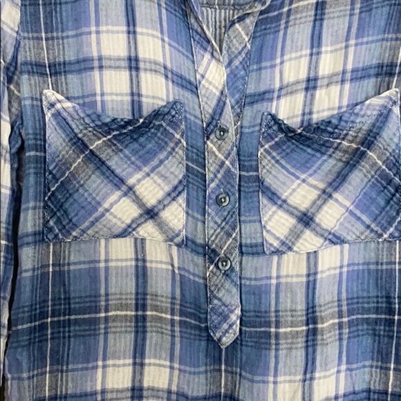 COPY - Anthropologie | Cloth & Stone Plaid Pullover | S - Picture 3 of 7